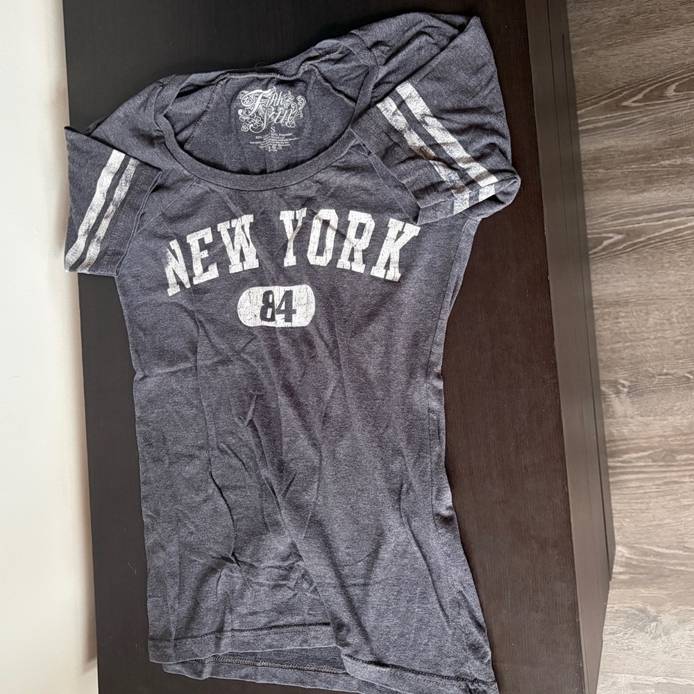 Fifth Sun Navy Blue New York '84 Short Sleeve Tee
